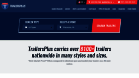 What Trailersplus.com website looked like in 2023 (This year)