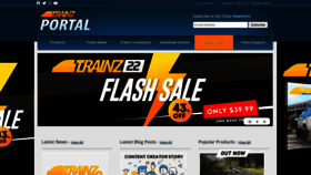 What Trainzportal.com website looked like in 2023 (This year)
