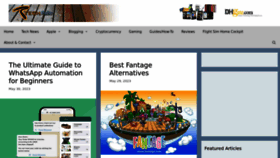 What Techpatio.com website looked like in 2023 (This year)