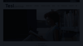 What Tesionline.it website looked like in 2023 (3 years ago)