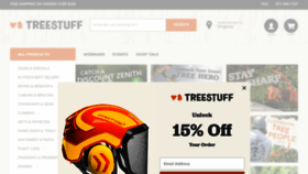 What Treestuff.com website looked like in 2023 (2 years ago)