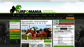 What Turfomania.fr website looked like in 2023 (This year)