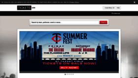 What Tickets.com website looked like in 2023 (This year)