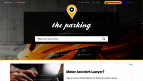 What Theparking.eu website looked like in 2023 (This year)