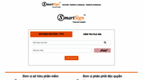 What Tracuuhd.smartsign.com.vn website looked like in 2023 (This year)