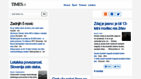 What Times.si website looked like in 2023 (2 years ago)