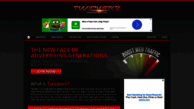 What Twickerz.com website looked like in 2023 (This year)