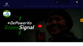 What Tatapower.com website looked like in 2023 (This year)