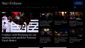What Trib.com website looked like in 2023 (This year)
