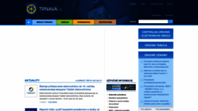 What Trnava.sk website looked like in 2023 (This year)
