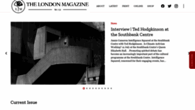 What Thelondonmagazine.org website looked like in 2023 (This year)