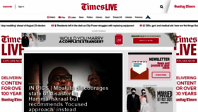 What Thetimes.co.za website looked like in 2023 (This year)