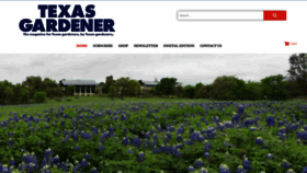 What Texasgardener.com website looked like in 2023 (This year)