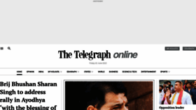 What Telegraphindia.com website looked like in 2023 (This year)