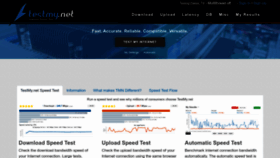 What Testmy.net website looked like in 2023 (This year)