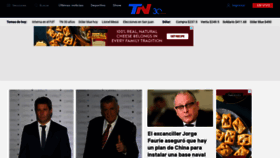 What Tn.com.ar website looked like in 2023 (This year)
