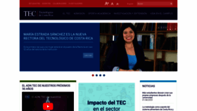 What Tec.ac.cr website looked like in 2023 (This year)