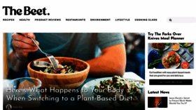 What Thebeet.com website looked like in 2023 (This year)