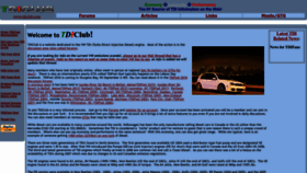 What Tdiclub.com website looked like in 2023 (This year)