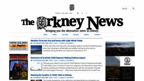 What Theorkneynews.scot website looked like in 2023 (This year)
