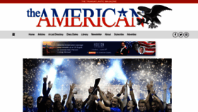 What Theamerican.co.uk website looked like in 2023 (This year)