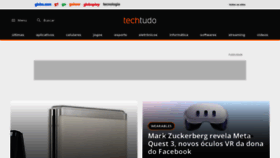 What Techtudo.com.br website looked like in 2023 (This year)
