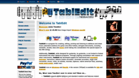 What Tabledit.com website looked like in 2023 (This year)
