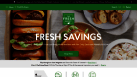 What Thefreshmarket.com website looked like in 2023 (This year)