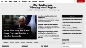 What Theintelligencer.net website looked like in 2023 (This year)