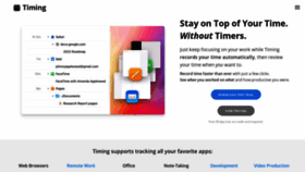 What Timingapp.com website looked like in 2023 (This year)