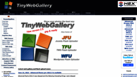 What Tinywebgallery.com website looked like in 2023 (This year)
