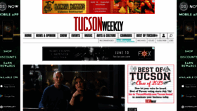 What Tucsonweekly.com website looked like in 2023 (This year)