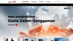 What Telkom.co.id website looked like in 2023 (This year)