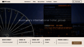 What Tfehotels.com website looked like in 2023 (This year)