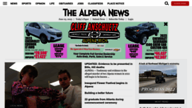 What Thealpenanews.com website looked like in 2023 (This year)