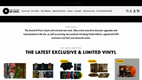 What Thesoundofvinyl.com website looked like in 2023 (This year)