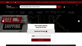 What Tirechain.com website looked like in 2023 (This year)