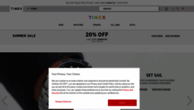 What Timex.co.uk website looked like in 2023 (This year)