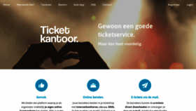What Ticketkantoor.nl website looked like in 2023 (This year)