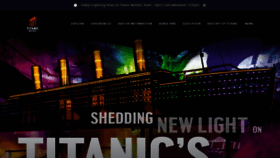 What Titanicbelfast.com website looked like in 2023 (This year)