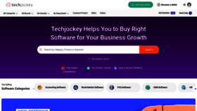 What Techjockey.com website looked like in 2023 (This year)
