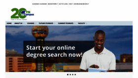 What Tnecampus.org website looked like in 2023 (This year)