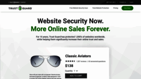 What Trust-guard.com website looked like in 2023 (This year)