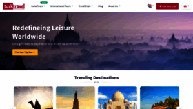 What Tusktravel.com website looked like in 2023 (This year)