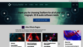 What Toolfarm.com website looked like in 2023 (This year)