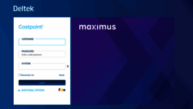 What Timesheets.maximus.com website looked like in 2023 (This year)