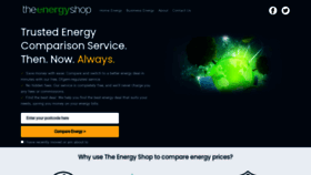 What Theenergyshop.com website looked like in 2023 (This year)