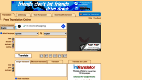 What Translation2.paralink.com website looked like in 2023 (This year)