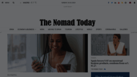 What Thenomadtoday.com website looked like in 2023 (This year)