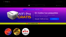 What Totalplay.com.mx website looked like in 2023 (This year)